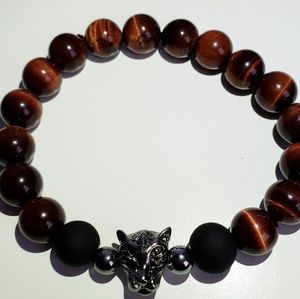 Men's beaded bracelet